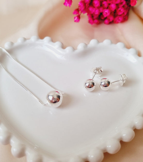 Conjunto de bola banhado a prata