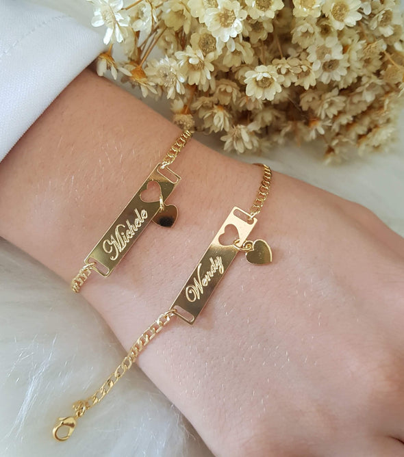 Pulseira infantil personalizada